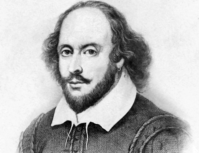 William Shakespeare Realistic Drawing