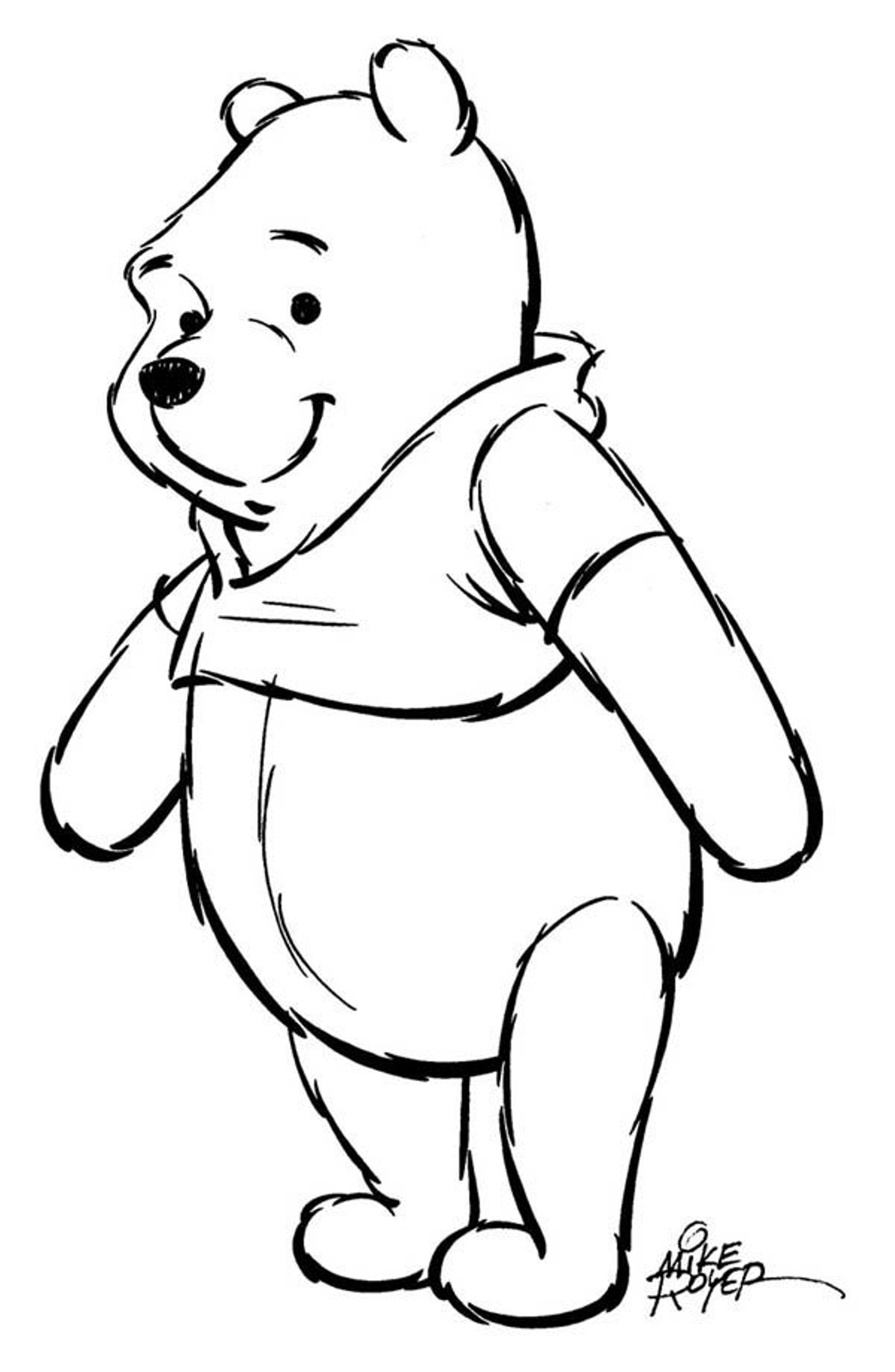 Winnie The Pooh Drawing Pic