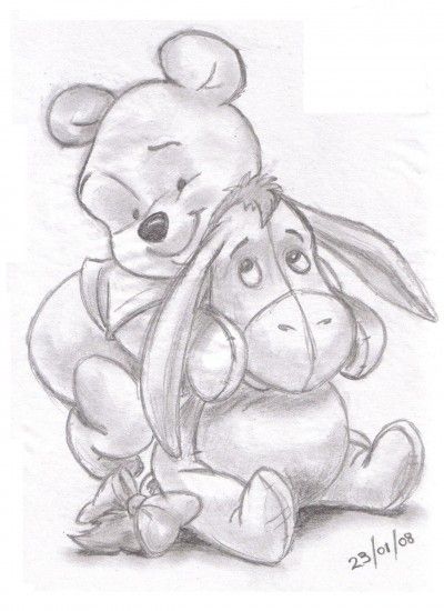 Winnie The Pooh High-Quality Drawing