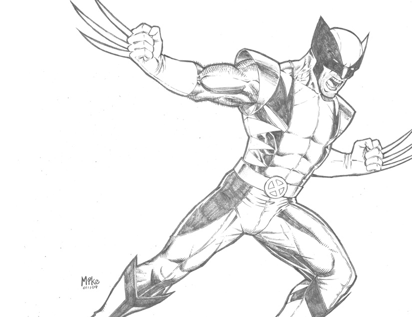 Wolverine Drawing Creative Art
