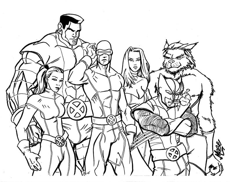 X-Men Drawing Pic