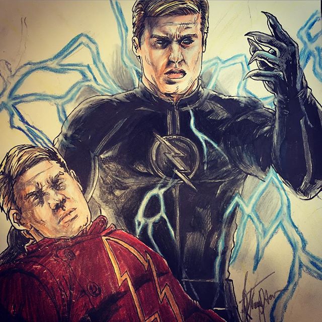 Zoom The Flash Drawing Pic