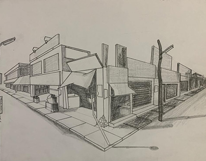 2 Point Perspective Drawing Creative Art