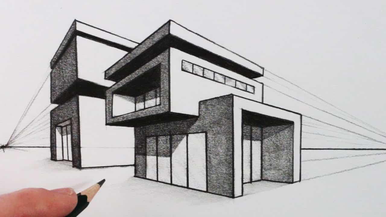 2 Point Perspective Drawing Pic