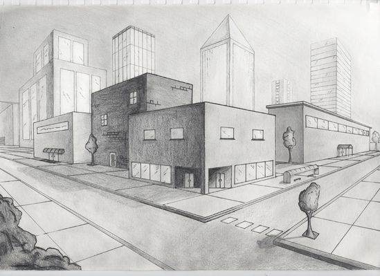 2 Point Perspective Drawing Realistic