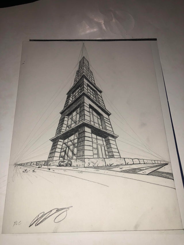 3 Point Perspective Drawing Realistic