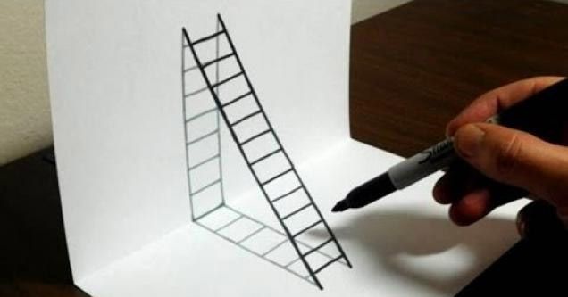 3D Drawing Photo