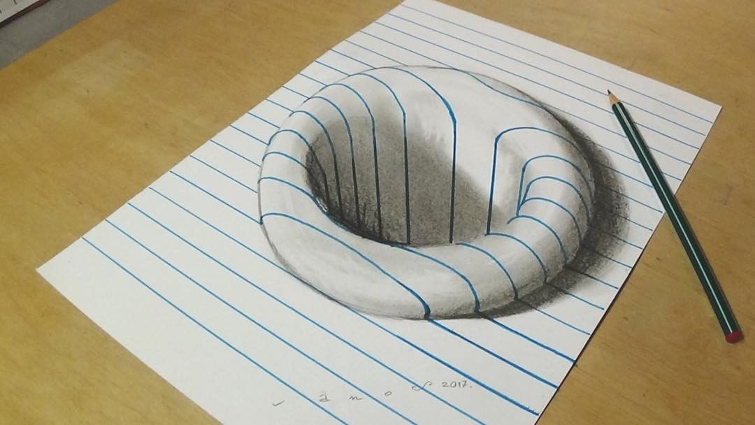 3D Hand Drawing Creative Art