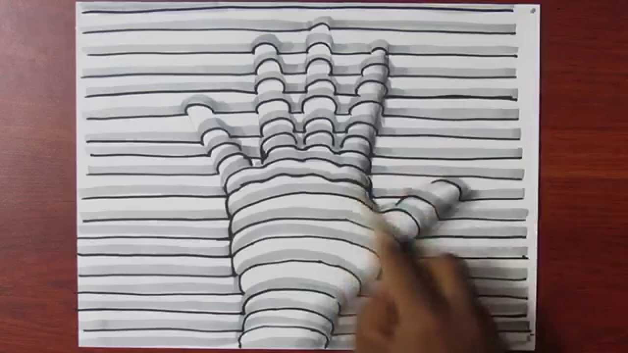 3D Hand Drawing Images
