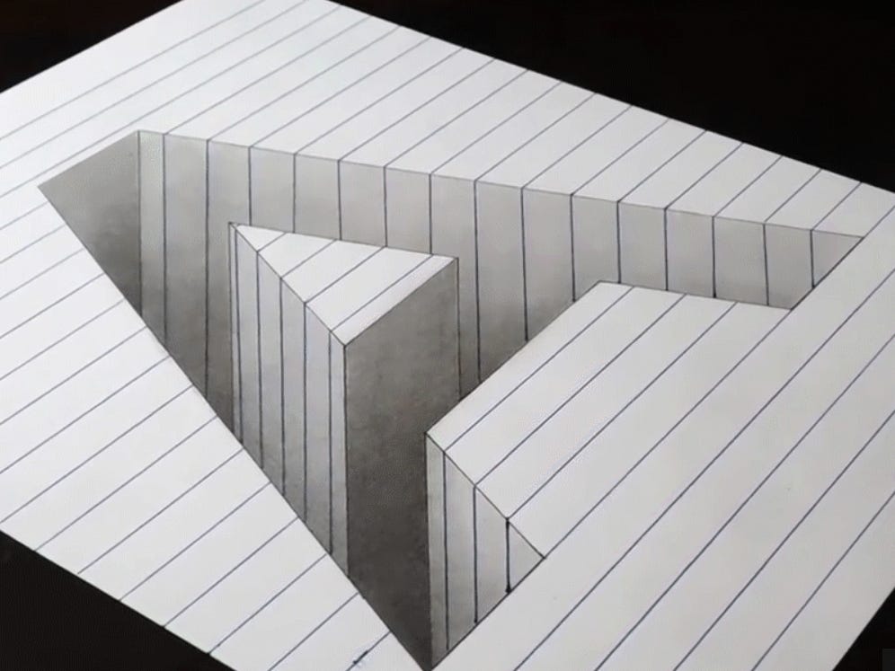 3D Illusion Drawing Amazing