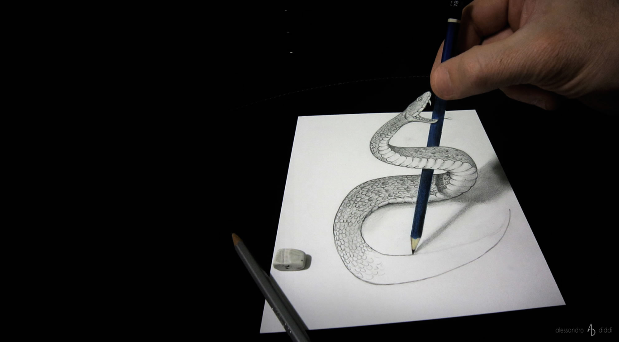 3D Illusion Drawing Creative Art