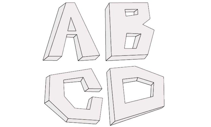 3D Letter S Drawing Beautiful Image