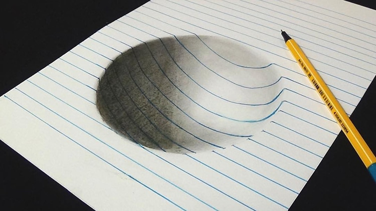 3D Pencil Drawing High-Quality