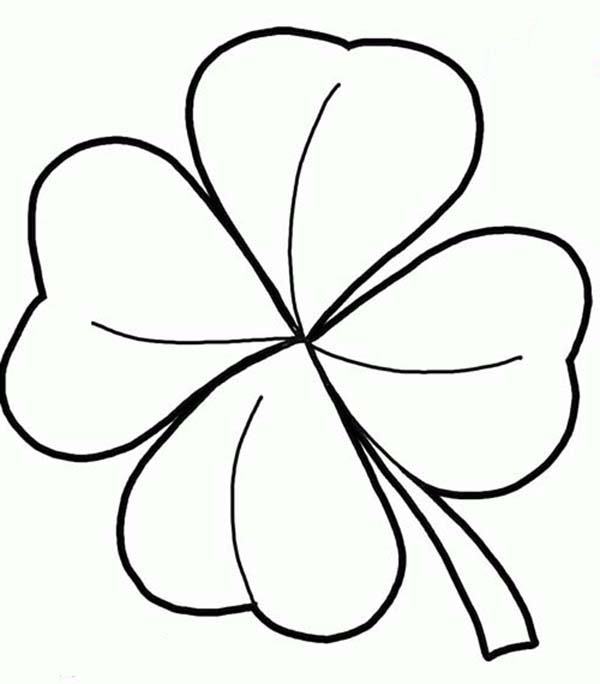 4 Leaf Clover Drawing Images