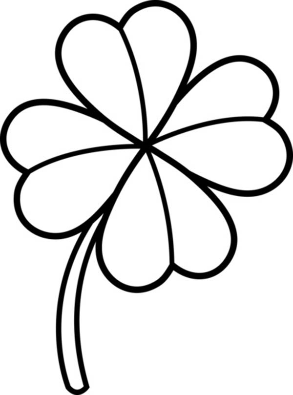 4 Leaf Clover Drawing