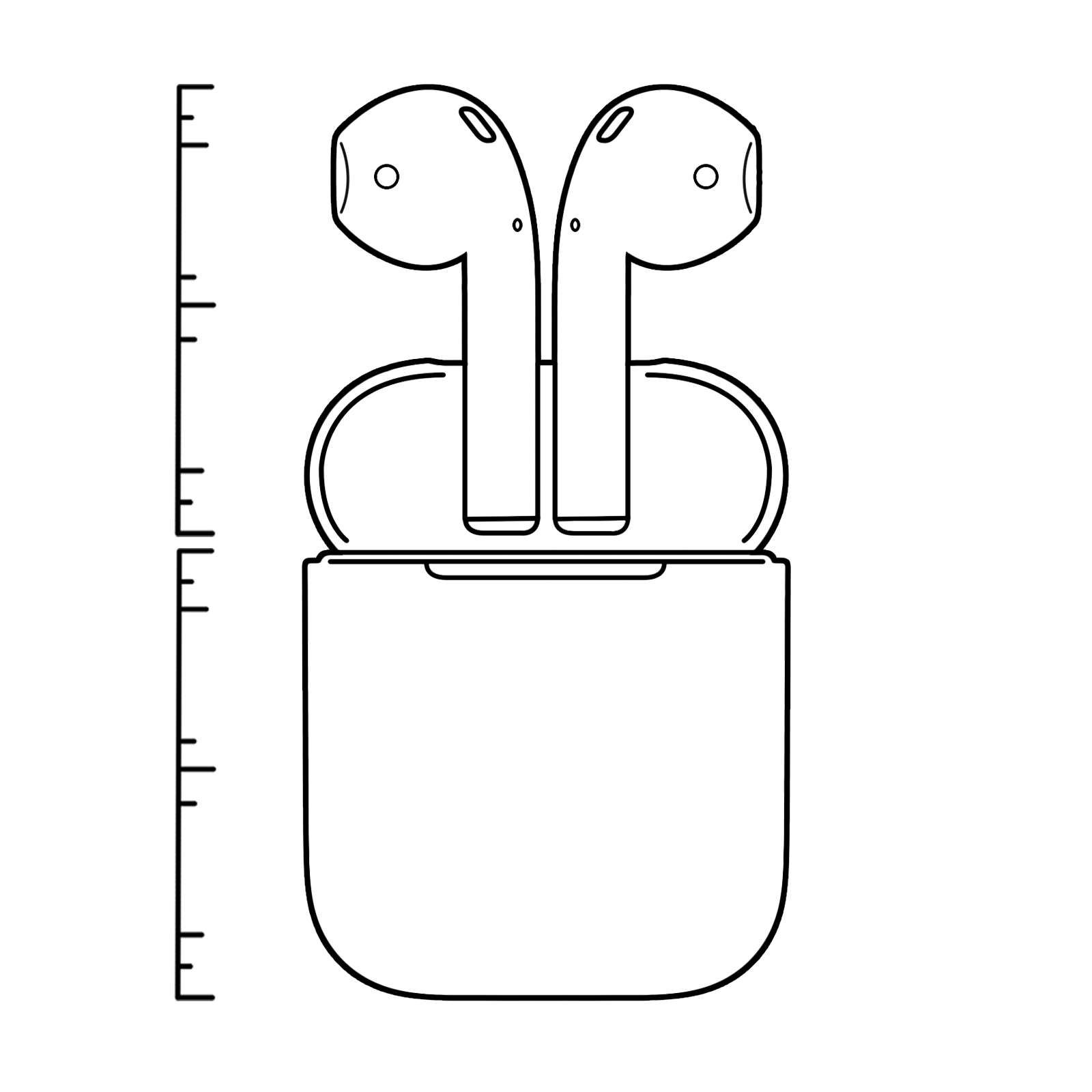 Airpods Drawing Image