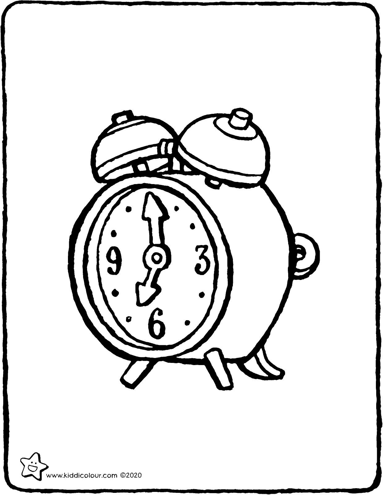 Alarm Clock Drawing Image