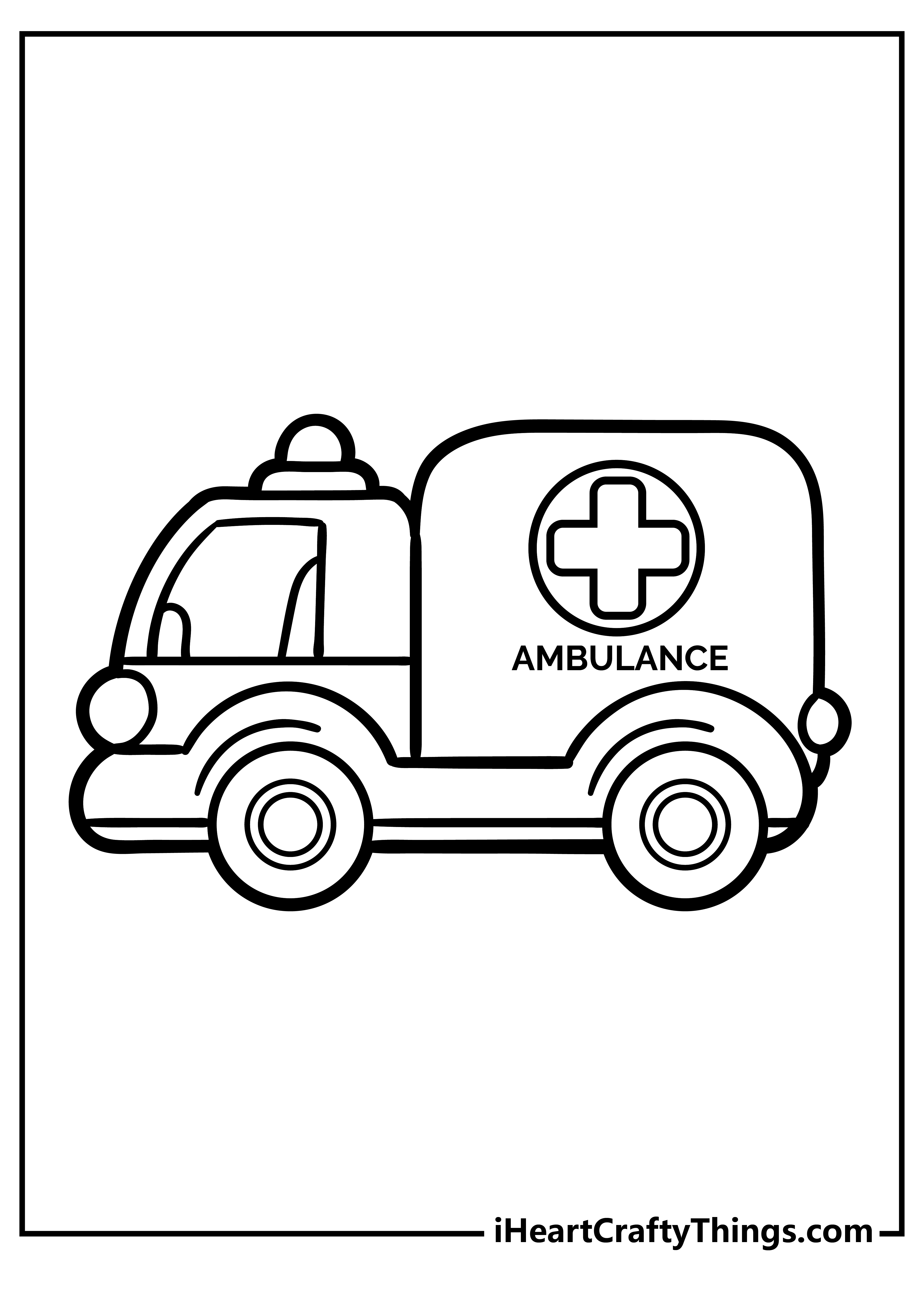 Ambulance Drawing Beautiful Image