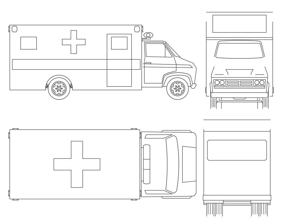 Ambulance Drawing Photo
