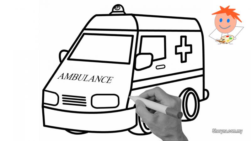 Ambulance Drawing Pics