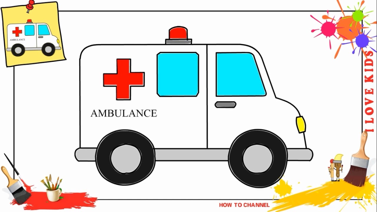 Ambulance Drawing Realistic