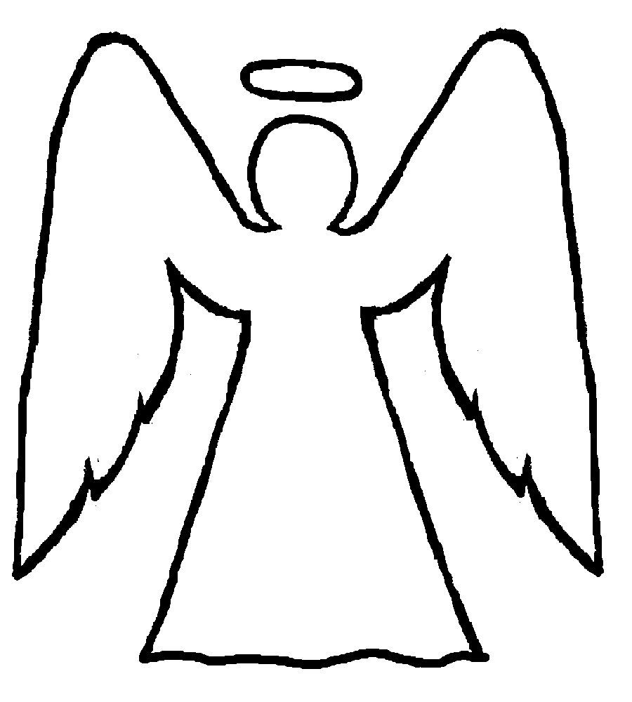 Angel Simple Drawing Image