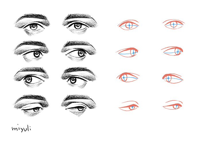 Animation Eyes Drawing Pics