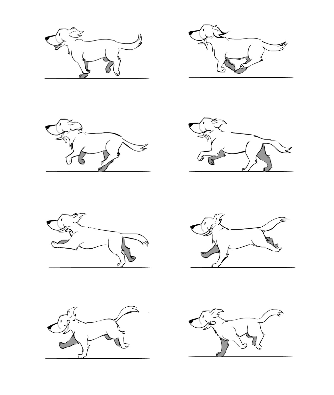Anime Dog Art Drawing
