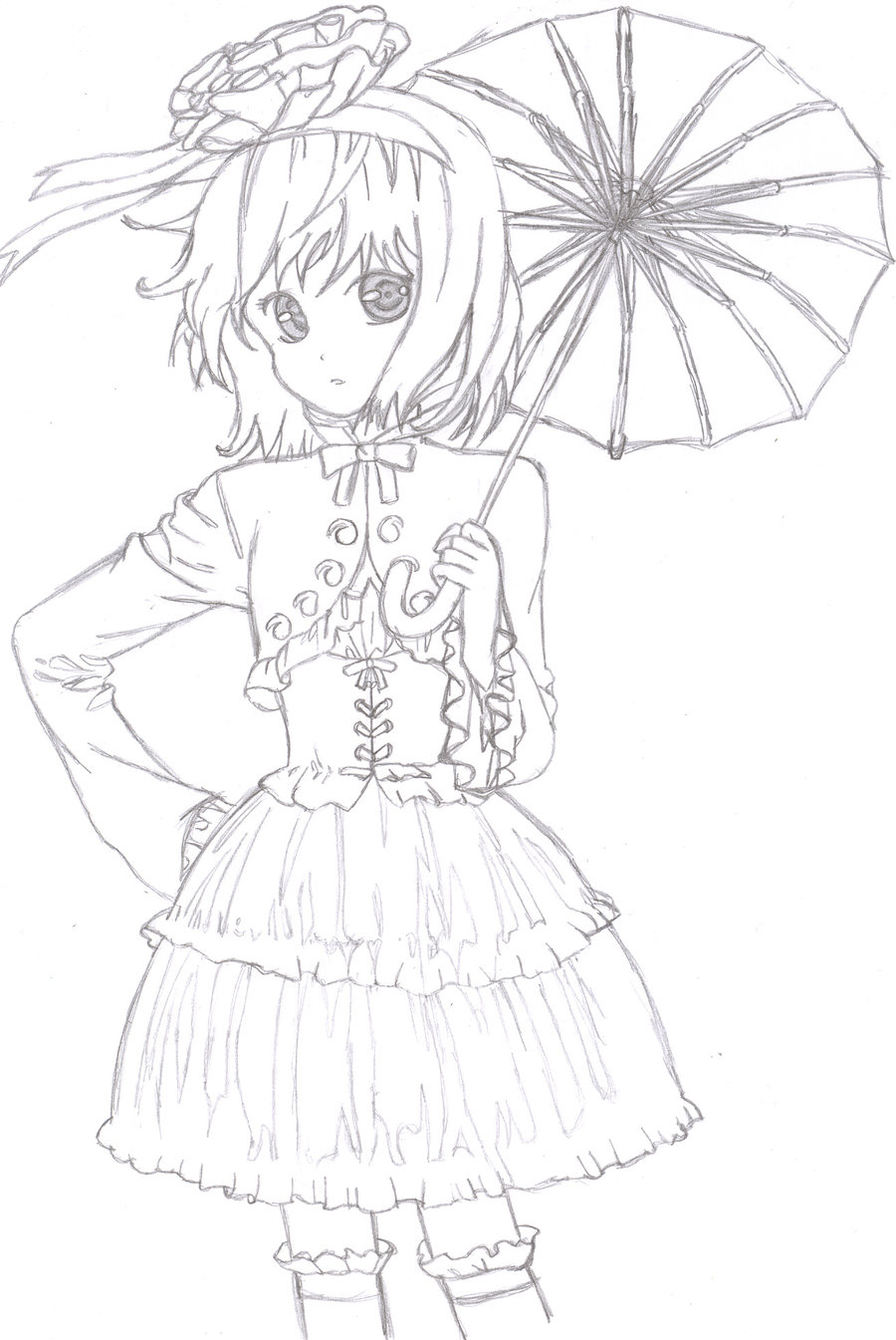 Anime Dress Drawing Images