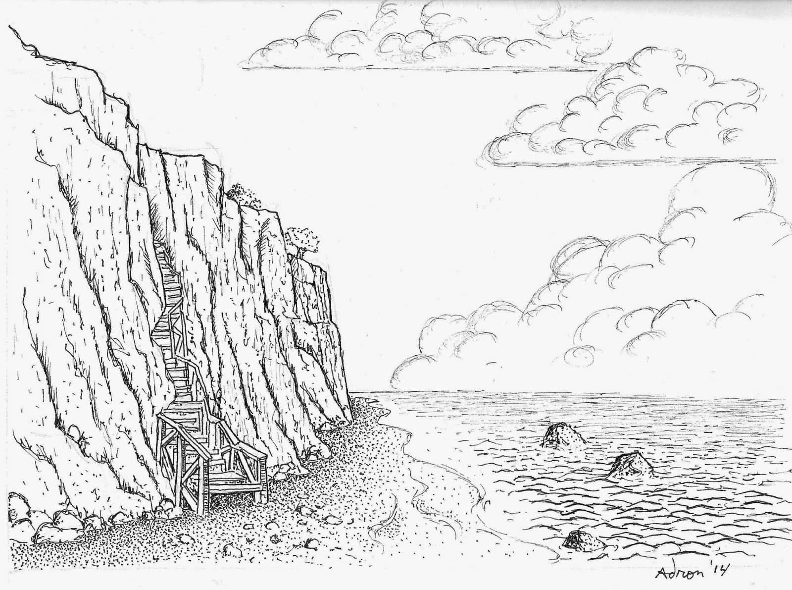 Cliff Drawing Pic