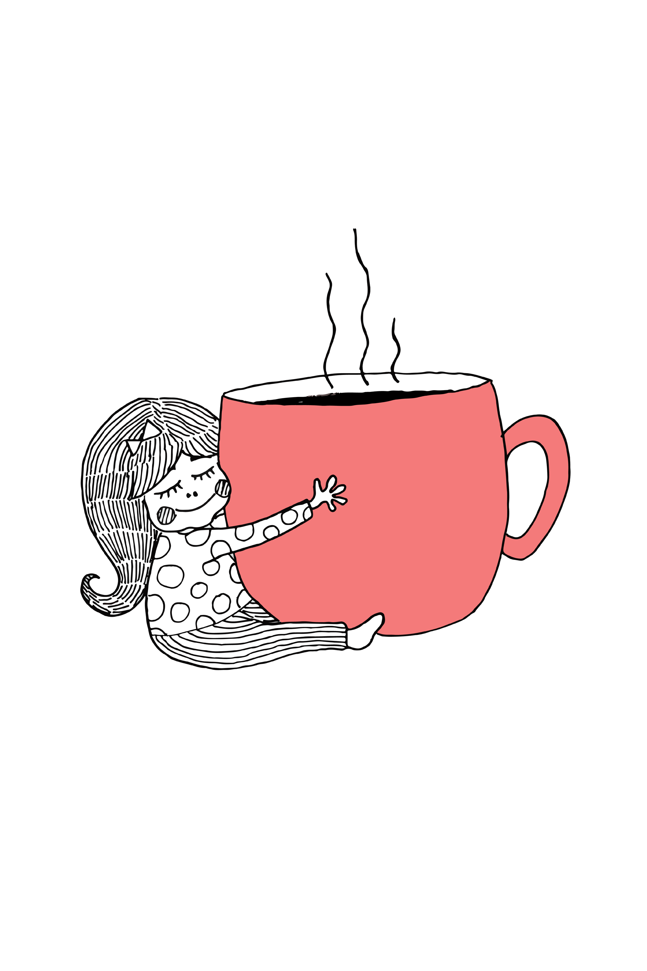 Coffee Mug Drawing Pics