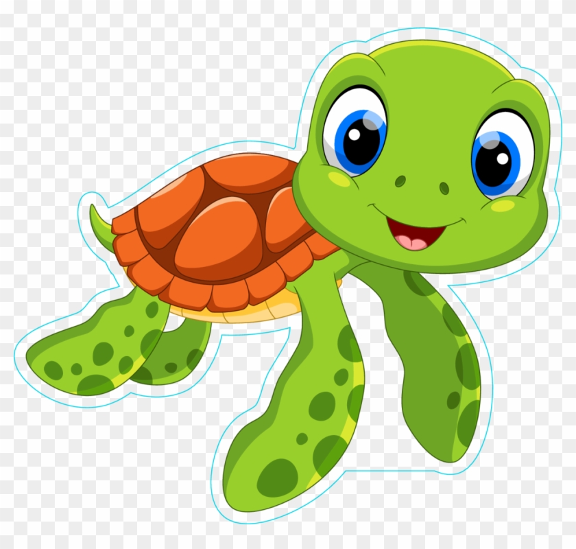 Cute Turtle Drawing Art