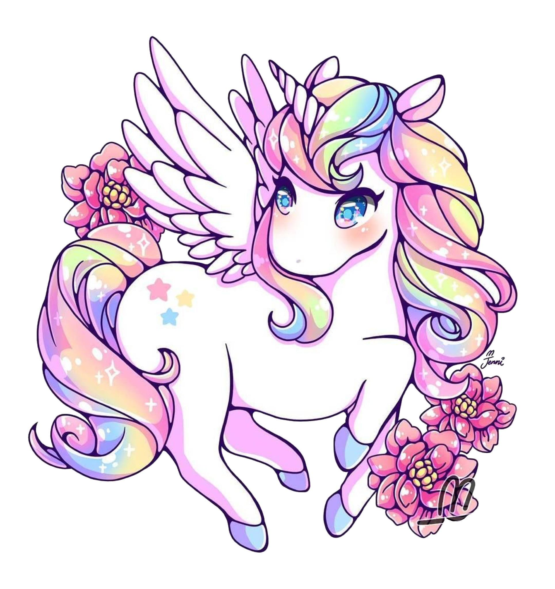 Cute Unicorn Drawing