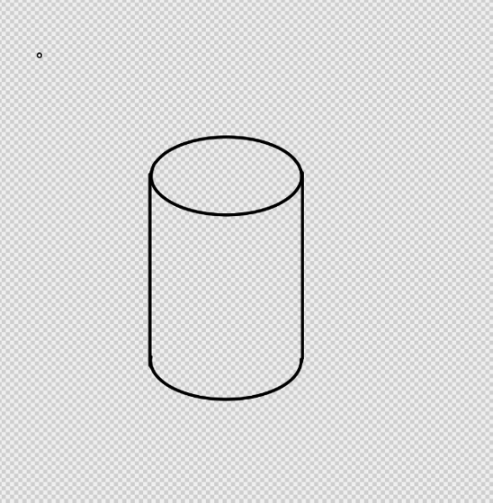 Cylinder Drawing Art