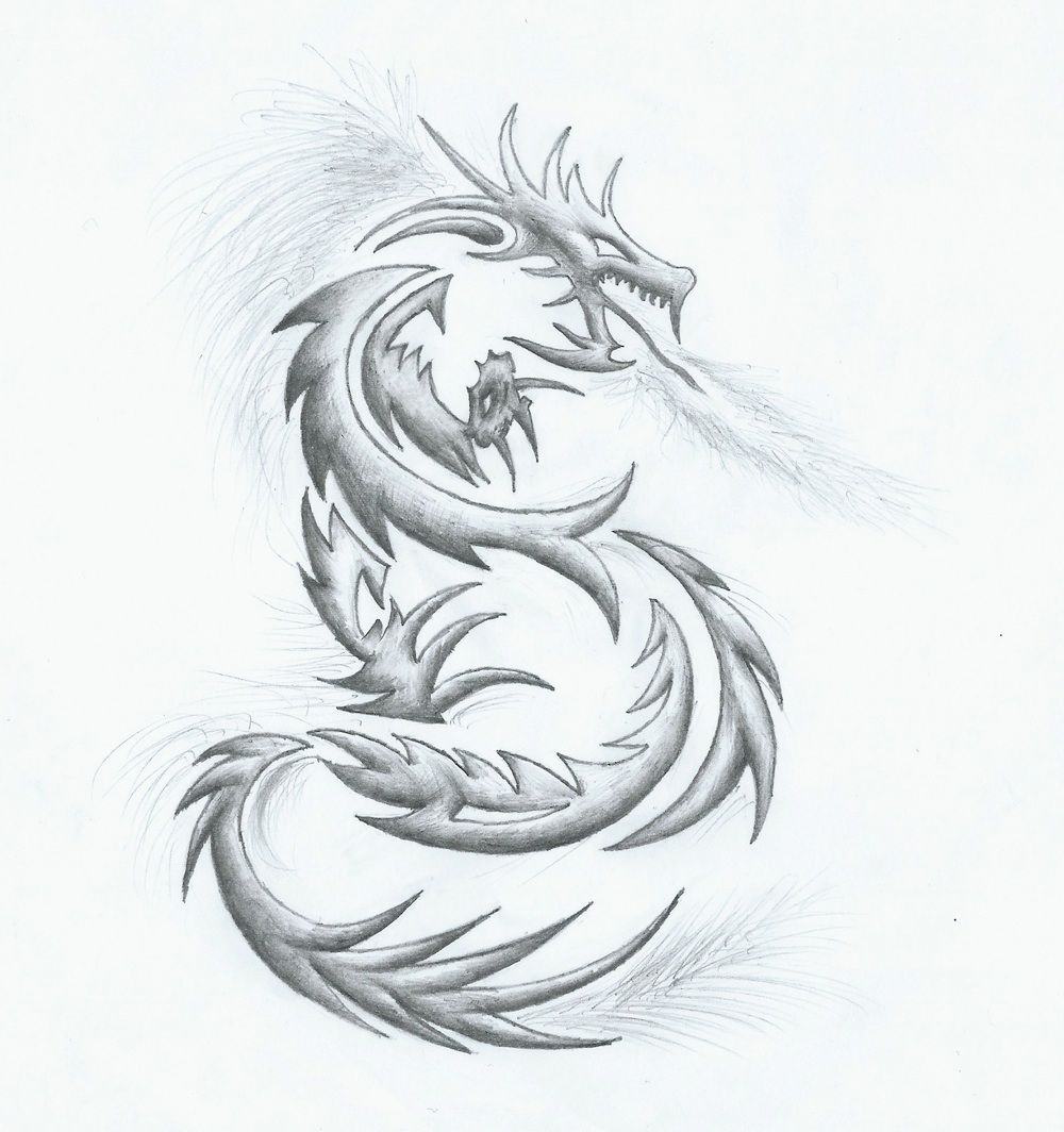 Dragon Tattoo Art Drawing
