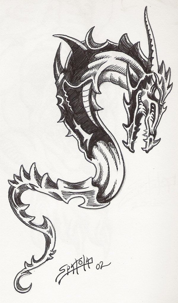 Dragon Tattoo Best Drawing