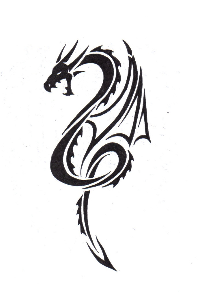 Dragon Tattoo Drawing Image