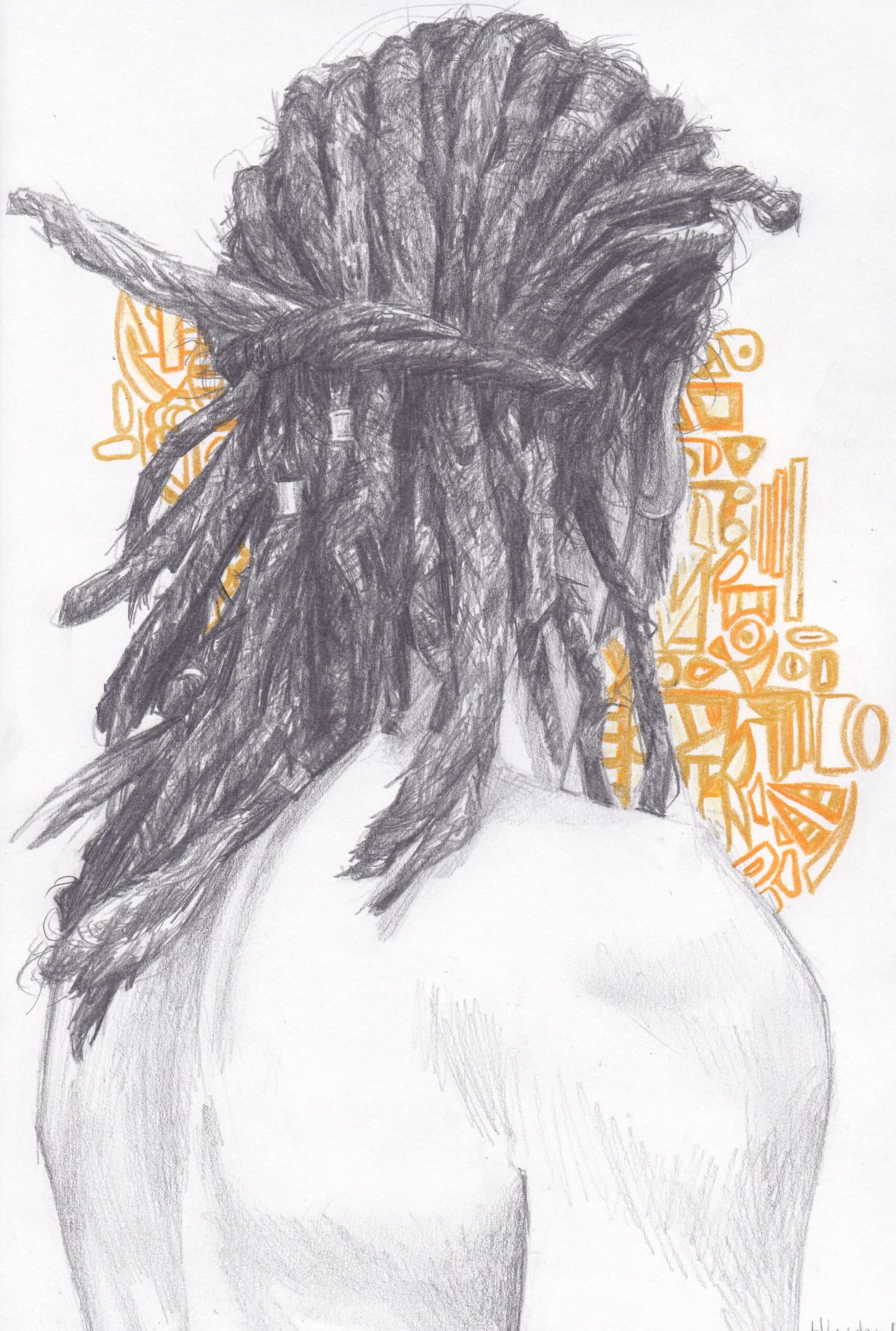 Dreads Drawing Picture