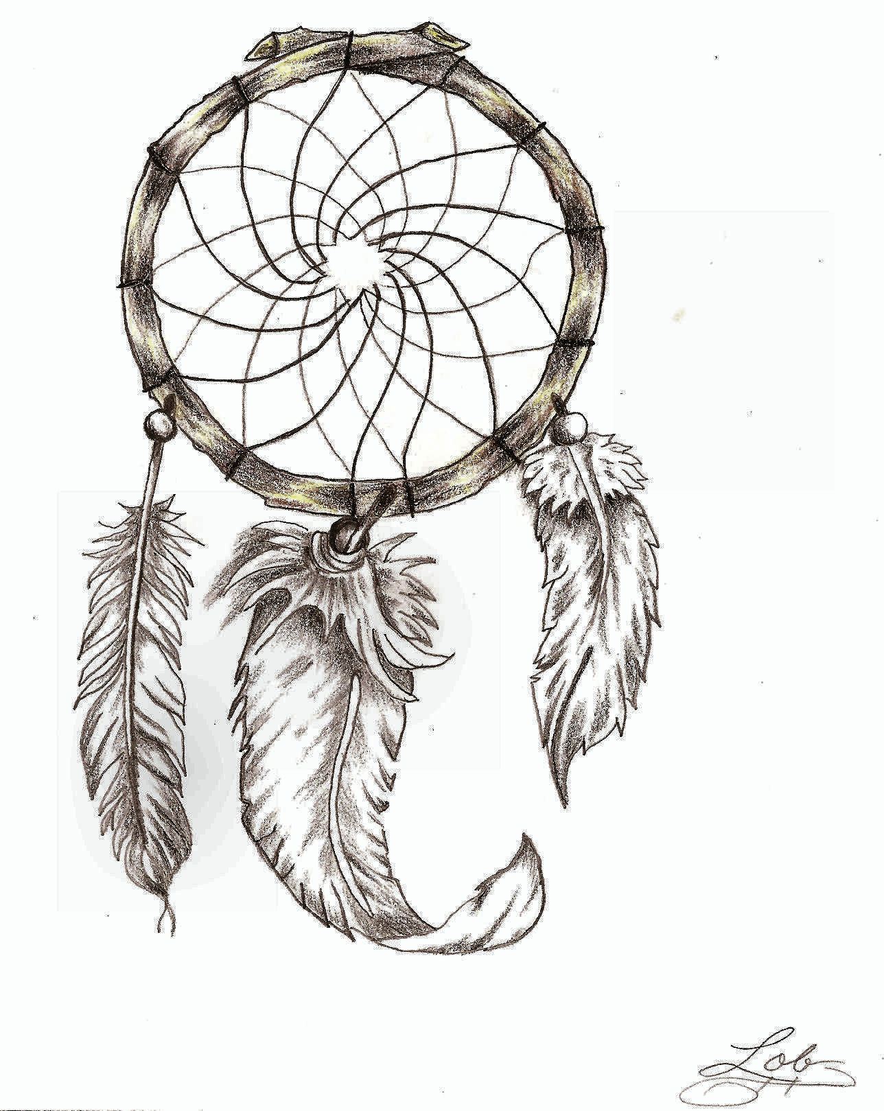 Dream Catcher Drawing Pic