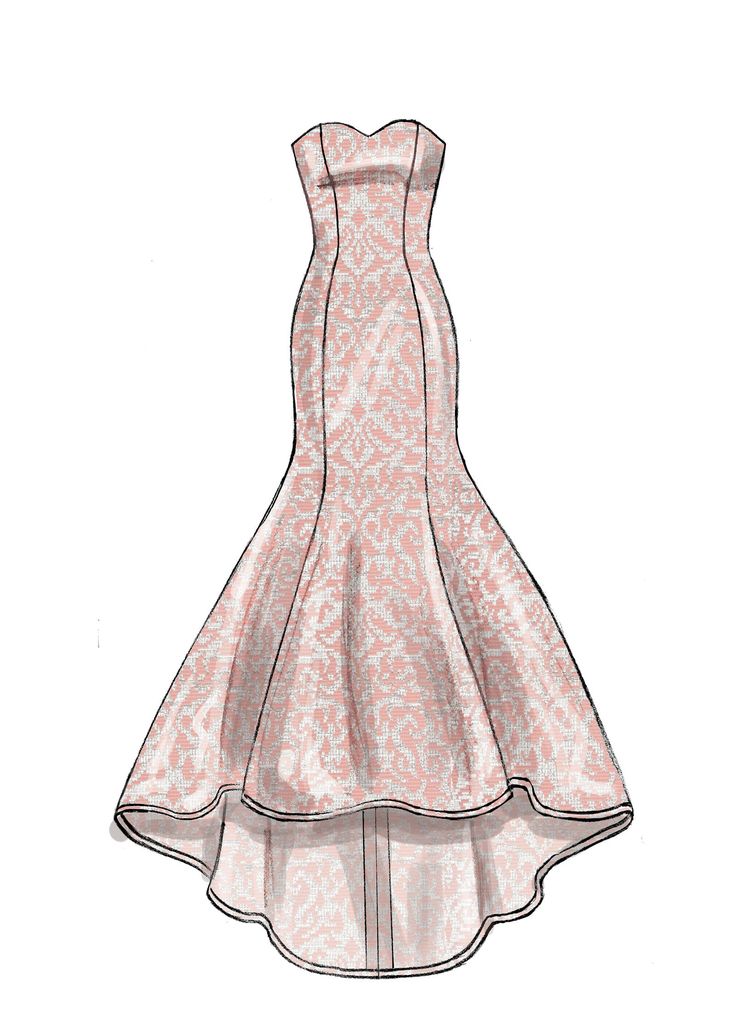 Dress design sketch by Archana | Varanasi-saigonsouth.com.vn
