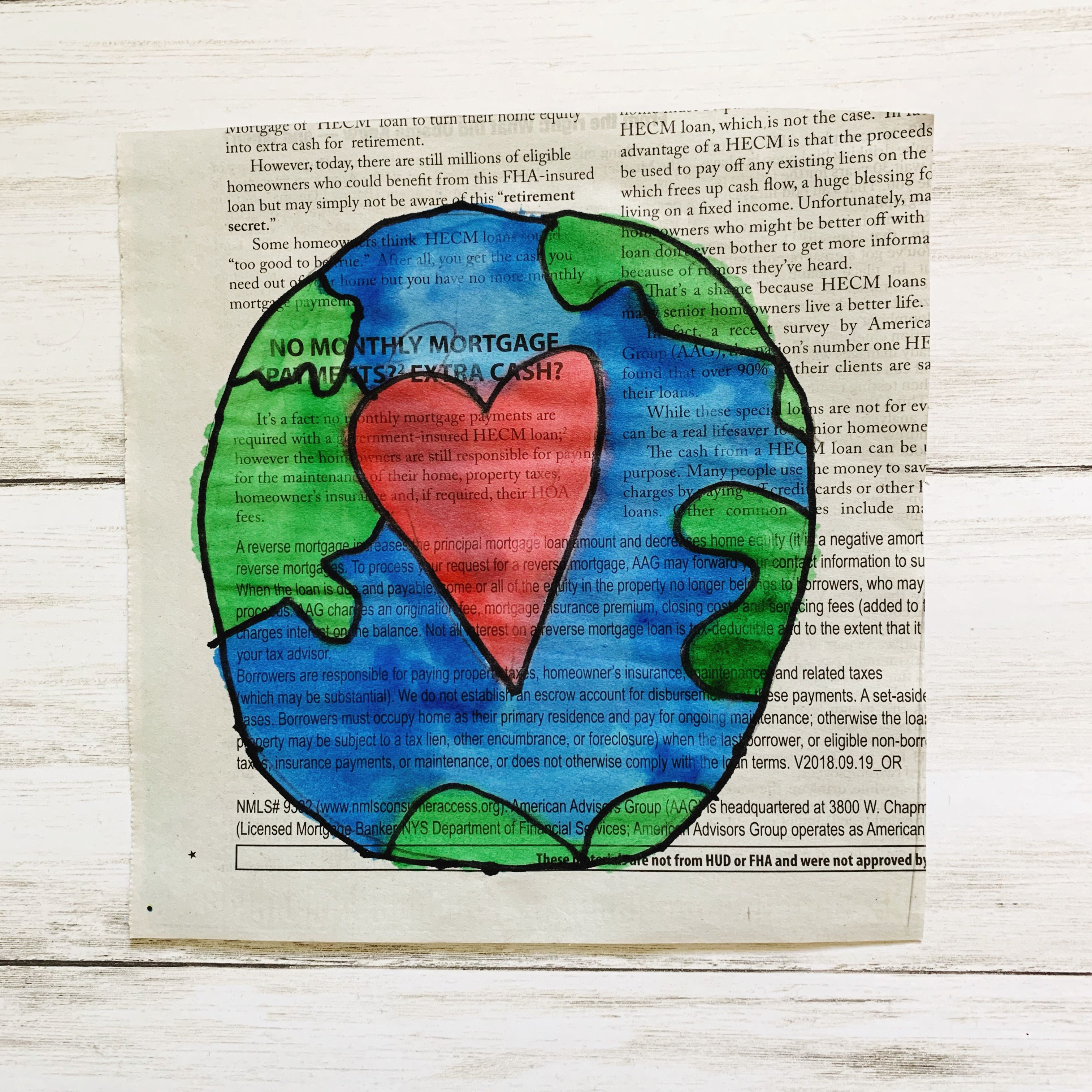 Earth Day Drawing High-Quality