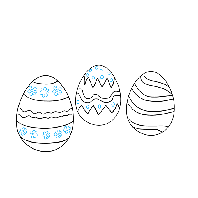 Easter Egg Drawing Art
