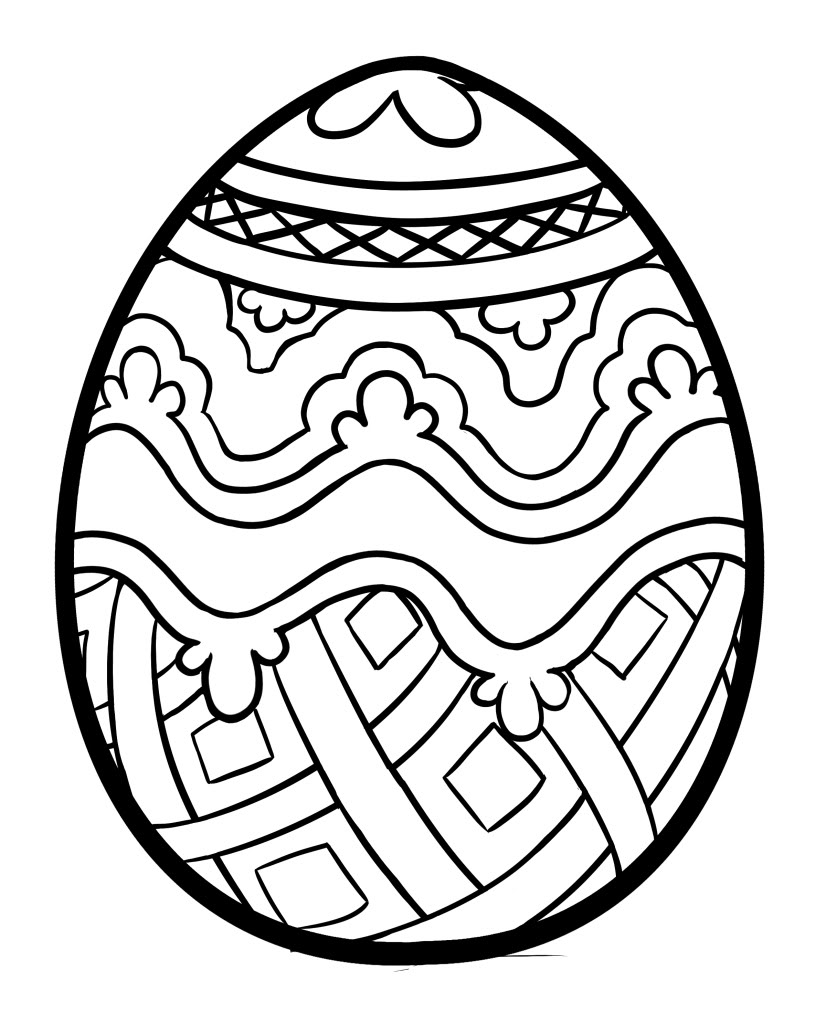 Easter Egg Drawing Realistic