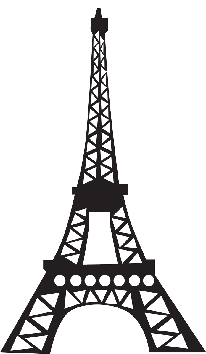 Eiffel Tower Simple Drawing Picture