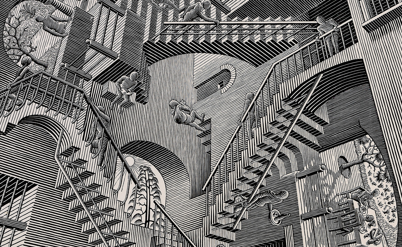 Escher Drawing Picture