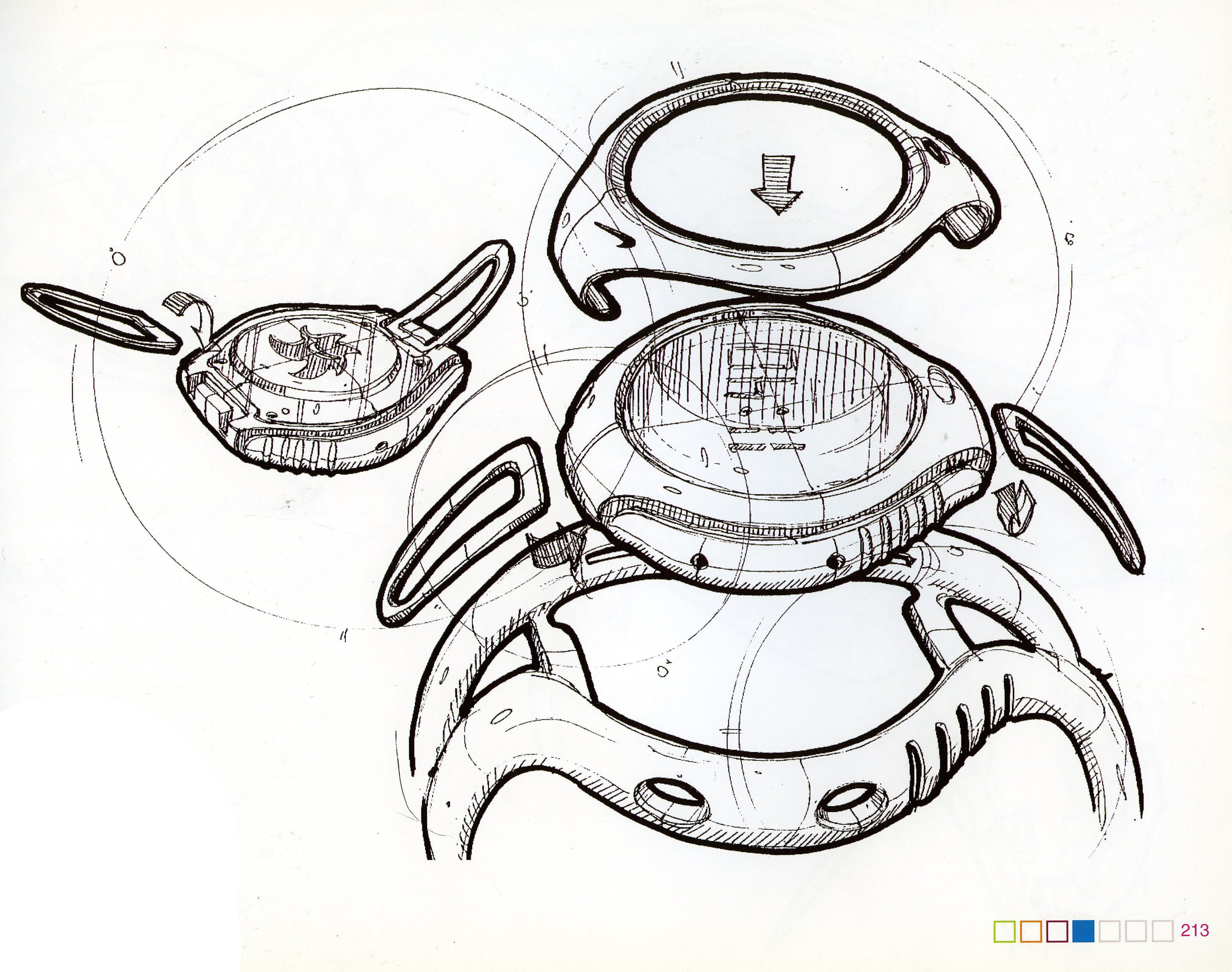 exploded view  Industrial design sketch Explosion drawing Bike drawing