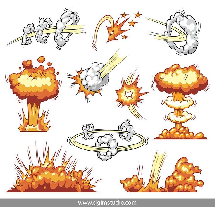 Explosion Drawing Pics