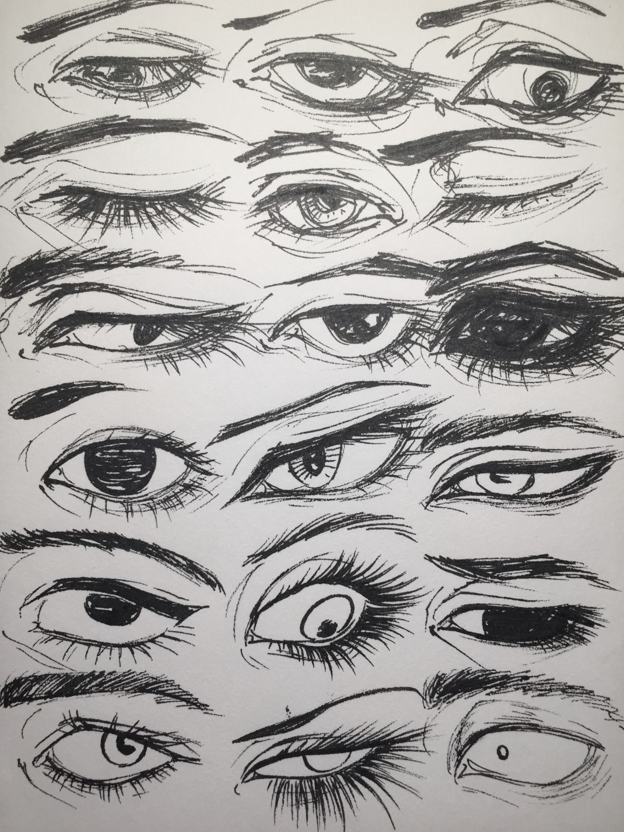 Eye Reference Drawing Image