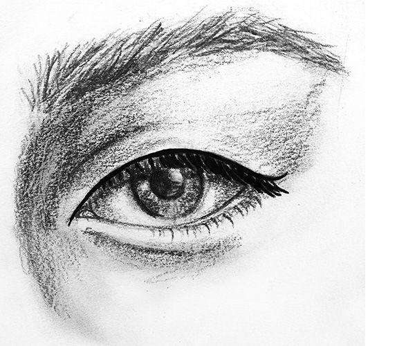 Eye Shapes Drawing Art