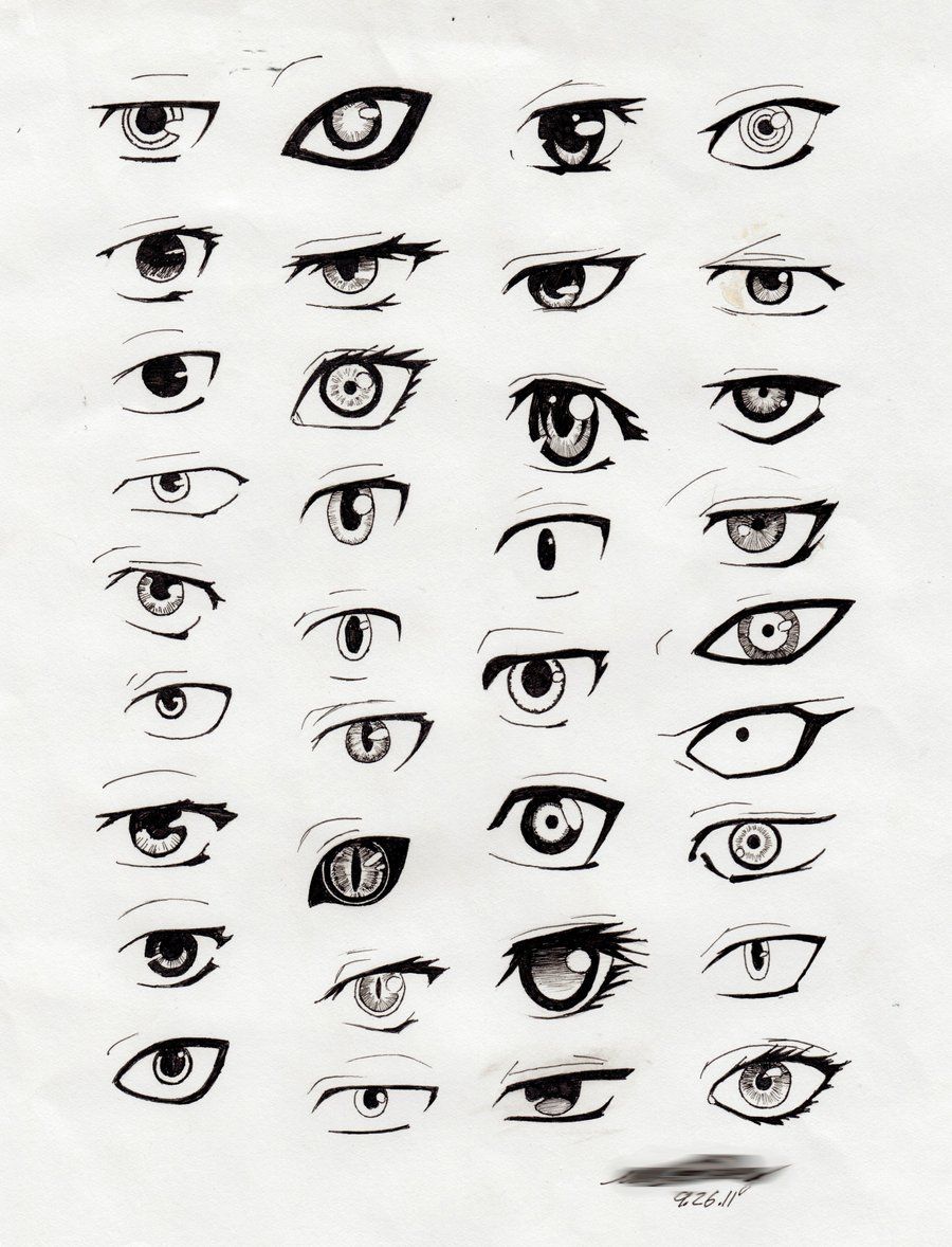 Stylizing Eyes & Forming Expressive, Unique Eye Shapes by yitsuin